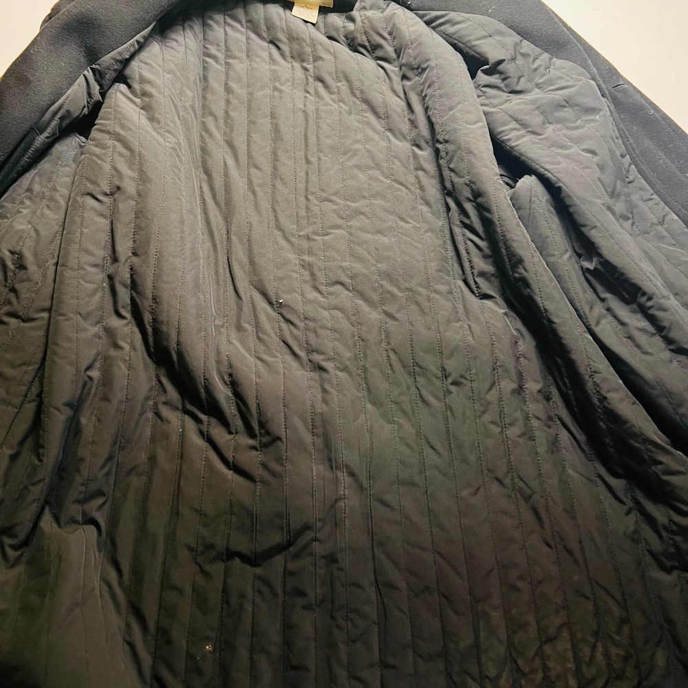 J.Crew Men Wool Quilted Lined Button Up Jacket Size Large - Picture 5 of 7
